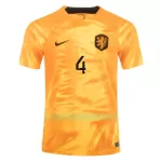 Camisola VIRGIL 4 Holanda Homem Equipamento 1ª Mundial 2022