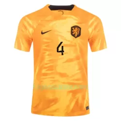 Camisola VIRGIL 4 Holanda Homem Equipamento 1ª Mundial 2022 Camisola VIRGIL 4 Holanda Homem Equipamento 1ª Mundial 2022