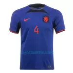 Camisola VIRGIL 4 Holanda Homem Equipamento 2ª Mundial 2022