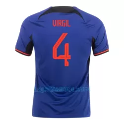 Camisola VIRGIL 4 Holanda Homem Equipamento 2ª Mundial 2022