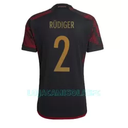 Camisola Alemanha Antonio Rudiger 2 Homem Equipamento 2ª Mundial 2022 Camisola Alemanha Antonio Rudiger 2 Homem Equipamento 2ª Mundial 2022