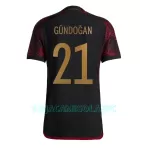 Camisola Alemanha Ilkay Gündogan 21 Homem Equipamento 2ª Mundial 2022
