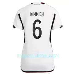 Camisola Alemanha Joshua Kimmich 6 Mulher Equipamento 1ª Mundial 2022 Camisola Alemanha Joshua Kimmich 6 Mulher Equipamento 1ª Mundial 2022