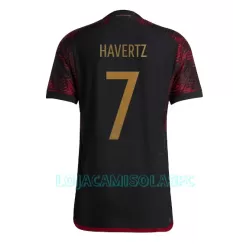Camisola Alemanha Kai Havertz 7 Homem Equipamento 2ª Mundial 2022 Camisola Alemanha Kai Havertz 7 Homem Equipamento 2ª Mundial 2022