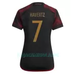 Camisola Alemanha Kai Havertz 7 Mulher Equipamento 2ª Mundial 2022
