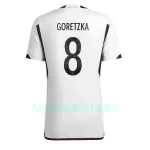 Camisola Alemanha Leon Goretzka 8 Homem Equipamento 1ª Mundial 2022