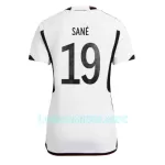 Camisola Alemanha Leroy Sané 19 Mulher Equipamento 1ª Mundial 2022