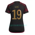 Camisola Alemanha Leroy Sané 19 Mulher Equipamento 2ª Mundial 2022