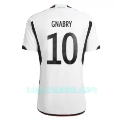 Camisola Alemanha Serge Gnabry 10 Homem Equipamento 1ª Mundial 2022 Camisola Alemanha Serge Gnabry 10 Homem Equipamento 1ª Mundial 2022