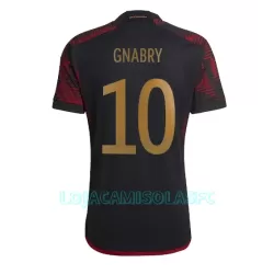 Camisola Alemanha Serge Gnabry 10 Homem Equipamento 2ª Mundial 2022 Camisola Alemanha Serge Gnabry 10 Homem Equipamento 2ª Mundial 2022