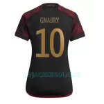 Camisola Alemanha Serge Gnabry 10 Mulher Equipamento 2ª Mundial 2022