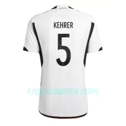 Camisola Alemanha Thilo Kehrer 5 Homem Equipamento 1ª Mundial 2022 Camisola Alemanha Thilo Kehrer 5 Homem Equipamento 1ª Mundial 2022