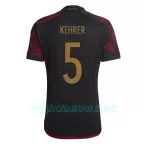 Camisola Alemanha Thilo Kehrer 5 Homem Equipamento 2ª Mundial 2022