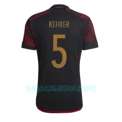 Camisola Alemanha Thilo Kehrer 5 Homem Equipamento 2ª Mundial 2022 Camisola Alemanha Thilo Kehrer 5 Homem Equipamento 2ª Mundial 2022