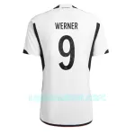 Camisola Alemanha Timo Werner 9 Homem Equipamento 1ª Mundial 2022