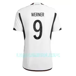 Camisola Alemanha Timo Werner 9 Homem Equipamento 1ª Mundial 2022 Camisola Alemanha Timo Werner 9 Homem Equipamento 1ª Mundial 2022