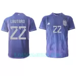 Camisola Argentina Lautaro Martinez 22 Homem Equipamento 2ª Mundial 2022
