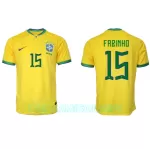 Camisola Brasil Fabinho 15 Homem Equipamento 1ª Mundial 2022