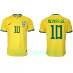 Camisola Brasil Neymar Jr 10 Homem Equipamento 1ª Mundial 2022