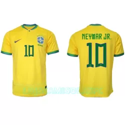 Camisola Brasil Neymar Jr 10 Homem Equipamento 1ª Mundial 2022 Camisola Brasil Neymar Jr 10 Homem Equipamento 1ª Mundial 2022