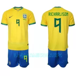 Camisola Brasil Richarlison 9 Criança Equipamento 1ª Mundial 2022