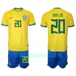 Camisola Brasil Vini JR 20 Criança Equipamento 1ª Mundial 2022