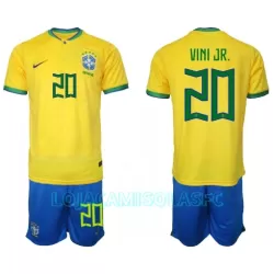 Camisola Brasil Vini JR 20 Criança Equipamento 1ª Mundial 2022 Camisola Brasil Vini JR 20 Criança Equipamento 1ª Mundial 2022