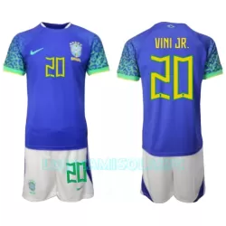 Camisola Brasil Vini JR 20 Criança Equipamento 2ª Mundial 2022 Camisola Brasil Vini JR 20 Criança Equipamento 2ª Mundial 2022