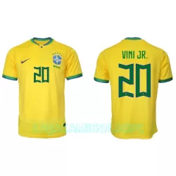 Camisola Brasil Vini JR 20 Homem Equipamento 1ª Mundial 2022 Camisola Brasil Vini JR 20 Homem Equipamento 1ª Mundial 2022
