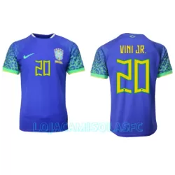 Camisola Brasil Vini JR 20 Homem Equipamento 2ª Mundial 2022 Camisola Brasil Vini JR 20 Homem Equipamento 2ª Mundial 2022
