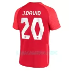 Camisola Canadá Jonathan David 20 Homem Equipamento 1ª Mundial 2022