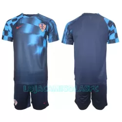 Camisola Croácia Criança Equipamento 2ª Mundial 2022 Camisola Croácia Criança Equipamento 2ª Mundial 2022