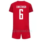 Camisola Dinamarca Andreas Christensen 6 Criança Equipamento 1ª Mundial 2022