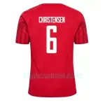 Camisola Dinamarca Andreas Christensen 6 Homem Equipamento 1ª Mundial 2022