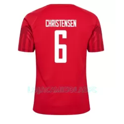 Camisola Dinamarca Andreas Christensen 6 Homem Equipamento 1ª Mundial 2022 Camisola Dinamarca Andreas Christensen 6 Homem Equipamento 1ª Mundial 2022