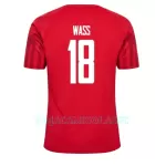 Camisola Dinamarca Daniel Wass 18 Homem Equipamento 1ª Mundial 2022