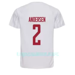 Camisola Dinamarca Joachim Andersen 2 Homem Equipamento 2ª Mundial 2022 Camisola Dinamarca Joachim Andersen 2 Homem Equipamento 2ª Mundial 2022