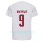Camisola Dinamarca Martin Braithwaite 9 Homem Equipamento 2ª Mundial 2022