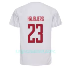 Camisola Dinamarca Pierre-Emile Hojbjerg 23 Homem Equipamento 2ª Mundial 2022 Camisola Dinamarca Pierre-Emile Hojbjerg 23 Homem Equipamento 2ª Mundial 2022