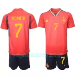 Camisola Espanha Alvaro Morata 7 Criança Equipamento 1ª Mundial 2022