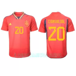 Camisola Espanha Daniel Carvajal 20 Homem Equipamento 1ª Mundial 2022 Camisola Espanha Daniel Carvajal 20 Homem Equipamento 1ª Mundial 2022