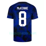 Camisola EUA Weston McKennie 8 Homem Equipamento 2ª Mundial 2022