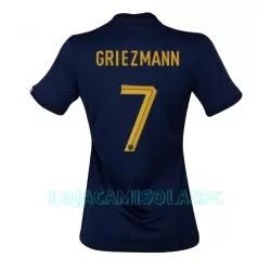 Camisola França Antoine Griezmann 7 Mulher Equipamento 1ª Mundial 2022 Camisola França Antoine Griezmann 7 Mulher Equipamento 1ª Mundial 2022