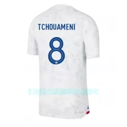 Camisola França Aurelien Tchouaméni 8 Homem Equipamento 2ª Mundial 2022 Camisola França Aurelien Tchouaméni 8 Homem Equipamento 2ª Mundial 2022