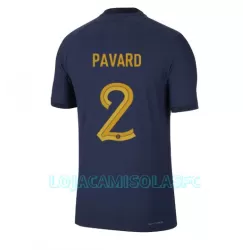 Camisola França Benjamin Pavard 2 Homem Equipamento 1ª Mundial 2022 Camisola França Benjamin Pavard 2 Homem Equipamento 1ª Mundial 2022