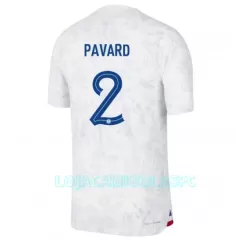 Camisola França Benjamin Pavard 2 Homem Equipamento 2ª Mundial 2022 Camisola França Benjamin Pavard 2 Homem Equipamento 2ª Mundial 2022