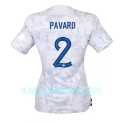 Camisola França Benjamin Pavard 2 Mulher Equipamento 2ª Mundial 2022 Camisola França Benjamin Pavard 2 Mulher Equipamento 2ª Mundial 2022