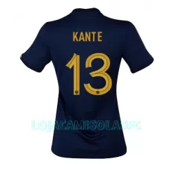 Camisola França Kante 13 Mulher Equipamento 1ª Mundial 2022 Camisola França Kante 13 Mulher Equipamento 1ª Mundial 2022