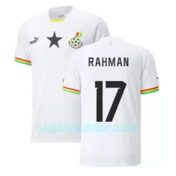 Camisola Gana Baba Rahman 17 Homem Equipamento 1ª Mundial 2022 Camisola Gana Baba Rahman 17 Homem Equipamento 1ª Mundial 2022