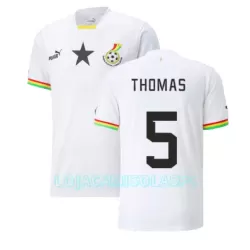 Camisola Gana Thomas Partey 5 Homem Equipamento 1ª Mundial 2022 Camisola Gana Thomas Partey 5 Homem Equipamento 1ª Mundial 2022